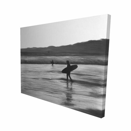 FONDO 16 x 20 in. Surfers-Print on Canvas FO2795074